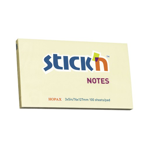 

Stick'n Regular Notes 21009 (3x5) Pastel Yellow / Memo kantor