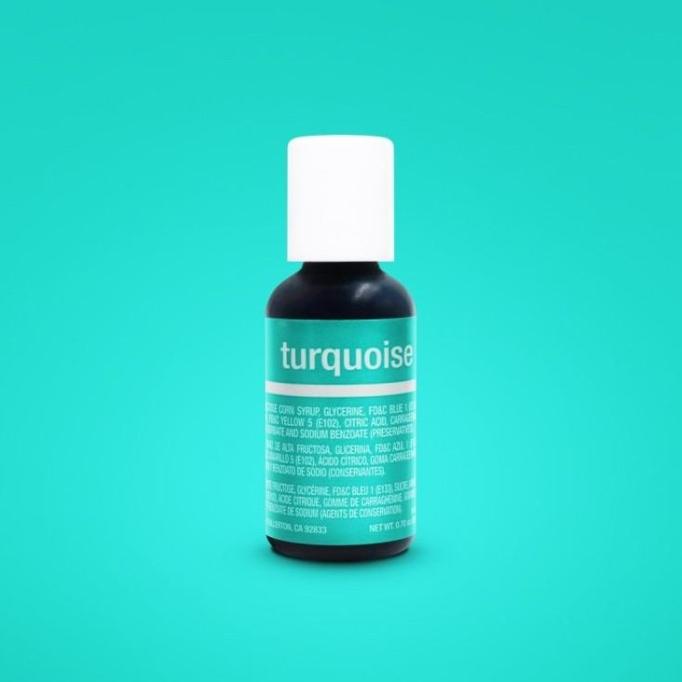 

Turquoise Chefmaster Liqua-Gel Food Coloring 20 ml TERBAIK Kode 932