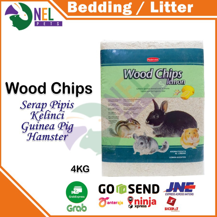 Serbuk Kayu Premium Padovan Wood Chips 4kg Pet Litter Bedding Serap Pipis Hewan Shopee Indonesia