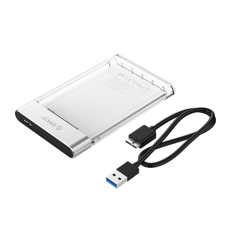 ORICO Enclosure Transparent USB3.0 2.5 inch HDD SSD - 2129U3