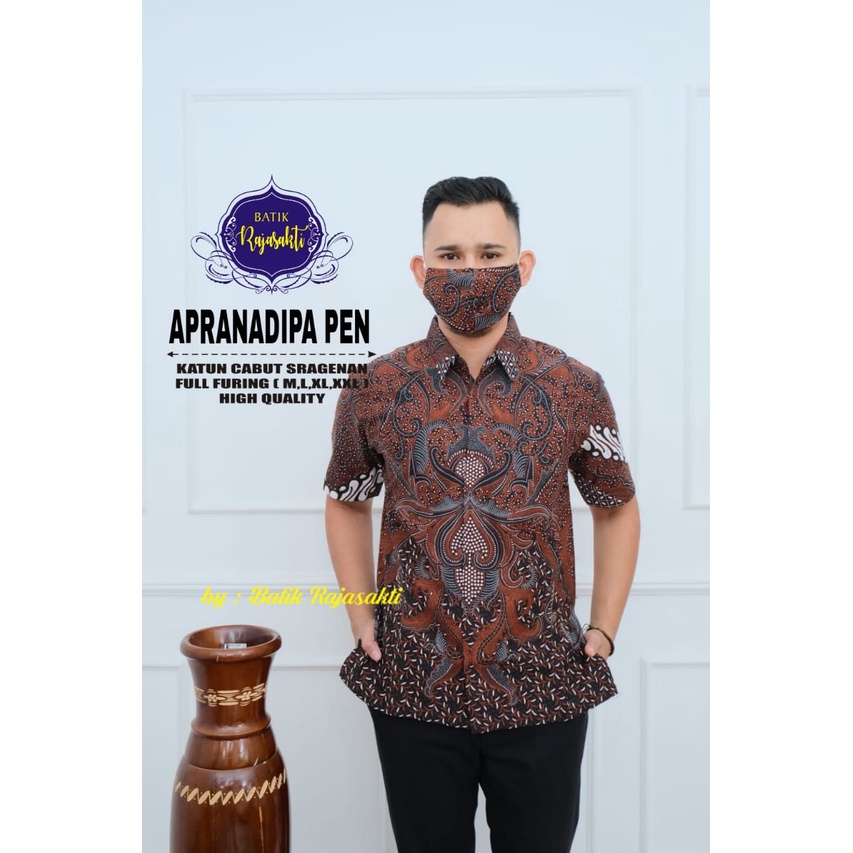 APRANADIPA MANIZ RAJASAKTI KEMEJA BATIK PRIA SOLO LENGAN PENDEK LAPIS FURING PREMIUM BAGAS BASKARA BAYUPUTRA BHISMA BIMA BRAMANTYA CHAKRA DEVANDRA DEWANTA DHANI DHARMA DRAJAT DZAKY ELANG ENDRA FARRAZI GADHING GAVIN GIANDRA GUNTURAJI HANUNG HARIS HARSHA