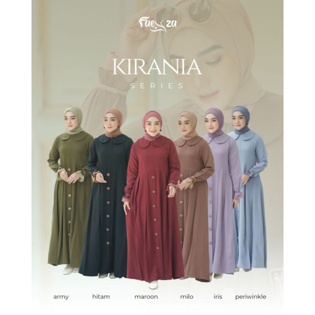Gamis kirania by faeyza // gamis set pashmina // gamis set khimar // gamis 2 warna // gamis ori by f