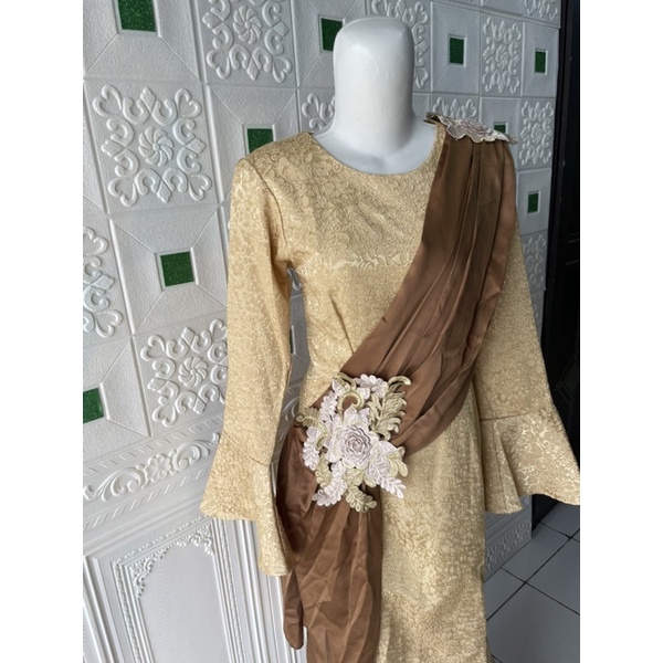 Dress brukat model duyung