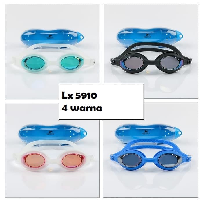 Kacamata Renang Electroplating Anti Fog Anak Dewasa Speeds LX 5910