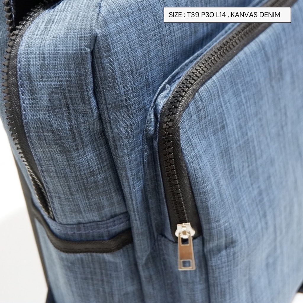 Ransel Tas Punggung Pria Cowok Multifungsi Sekolah Kuliah Travel Bepergian Besar Kuat Murah Resleting Banyak