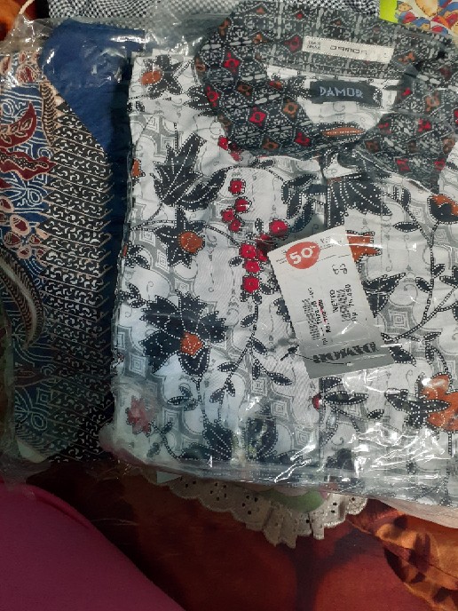 Gof Brsb Damor (cressida) Kemeja Batik Cowok Pakaian Pria Baju Batik Dewasa Lengan Pendek