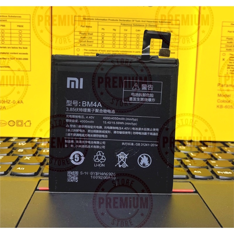 Baterai Batre Xiaomi Redmi Pro Dual Camera BM4A Original Battery BM4A