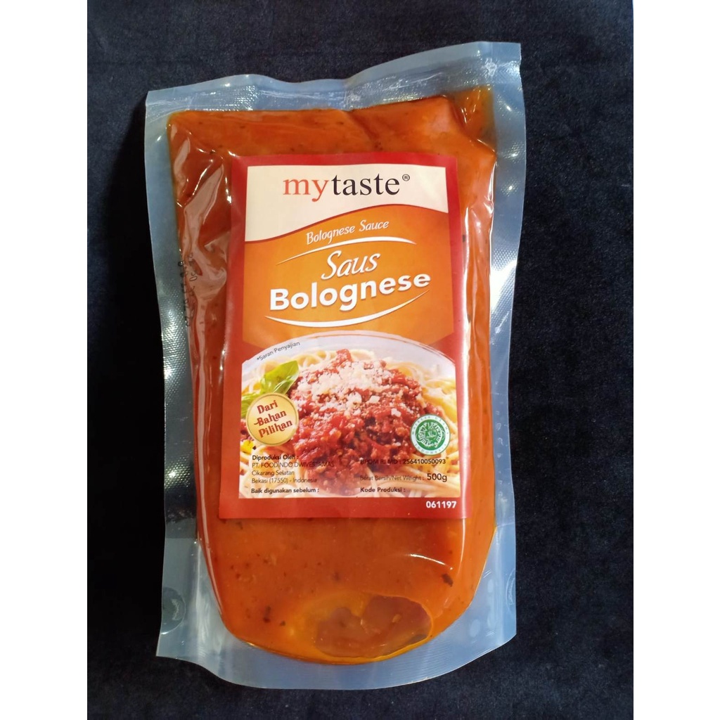

My Taste Saus Bolognese Spagetti 500 gram