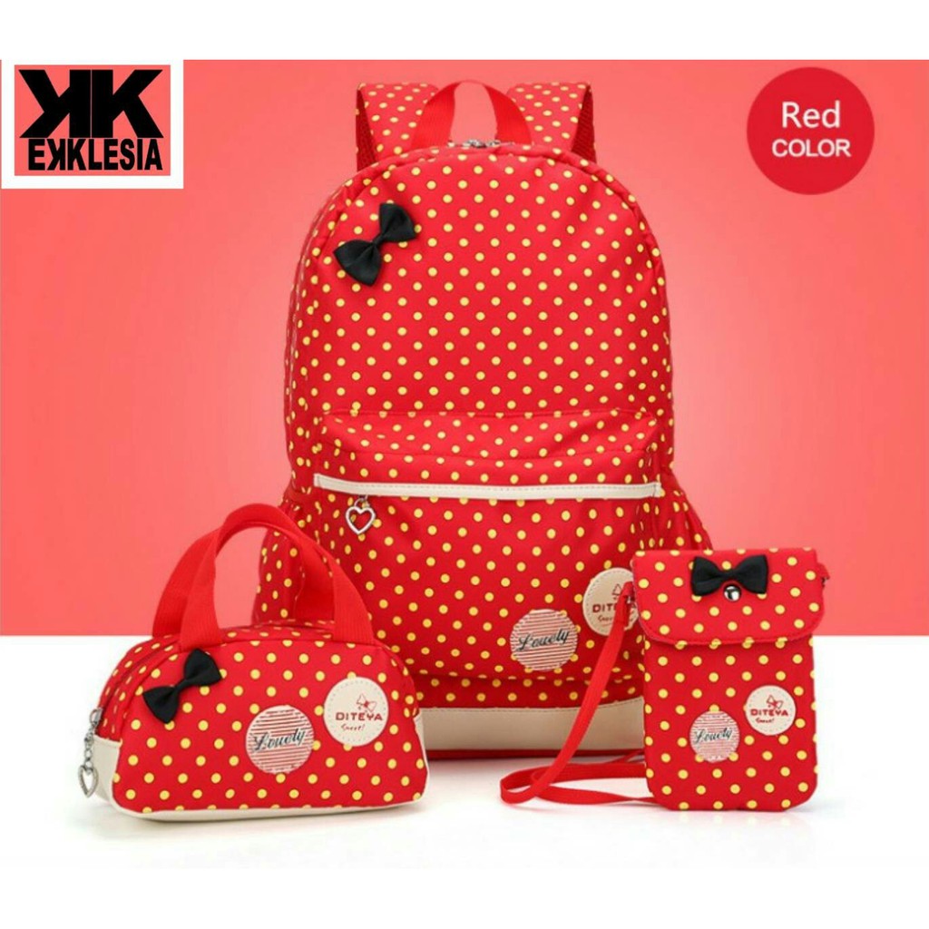 tas sekolah/tas kuliah/tas serut/tas import/tas batam/anak sekolah/murah wanita/tanah abang/ MILANO