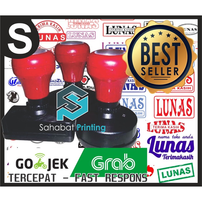 

Hemat Termurah Stempel Warna Otomatis Custom Nama Lunas Dan Logo Terbatas