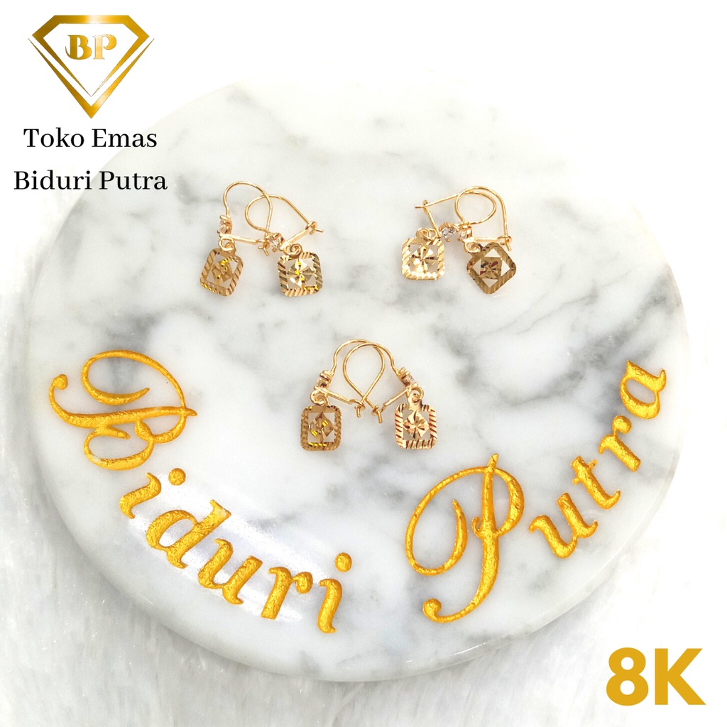 ANTING DESI EMAS ASLI KADAR 8K/375 toko emas biduri putra - toko mas asli - anting emas kadar 375 - anting emas muda - perhiasan emas asli - anting emas termurah - toko emas purbalingga