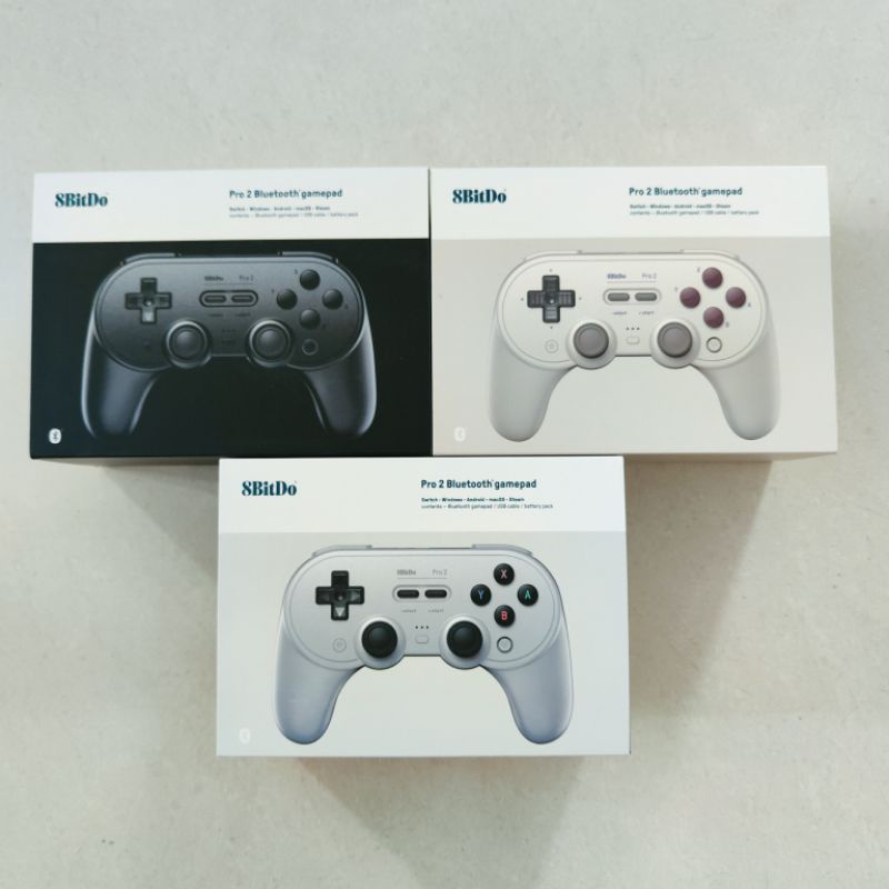 8BitDo Pro 2 G Classic Black Gray Grey Edition Controller Gamepad Bluetooth Nintendo Switch PC Windows Android macOS