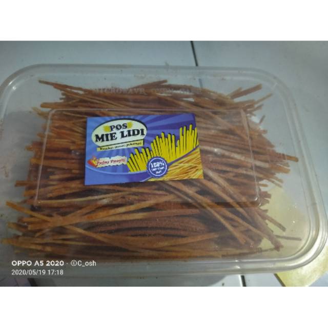 

Mie lidi kemasan box