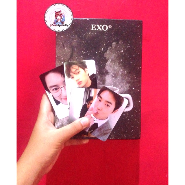 [DAMAGE JUAL MURAH] - EXO UNIVERSE WINTER ALBUM UNOFFICIAL PHOTOCARD MIRIP ASLI