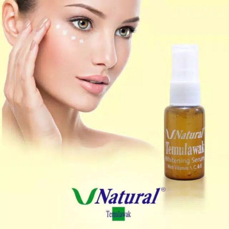 SERUM TEMULAWAK V-NATURAL // SERUM WAJAH BPOM