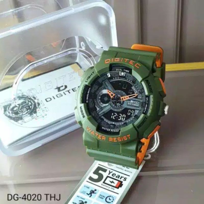 JAM TANGAN DIGITAL SPORT PRIA DIGITEC DG 4020 T DG4020 4020