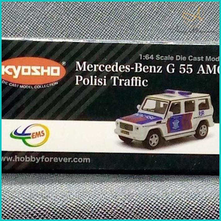 Ac - Kyosho Mercedes-Benz G55 Amg Polisi Traffic (1:64)