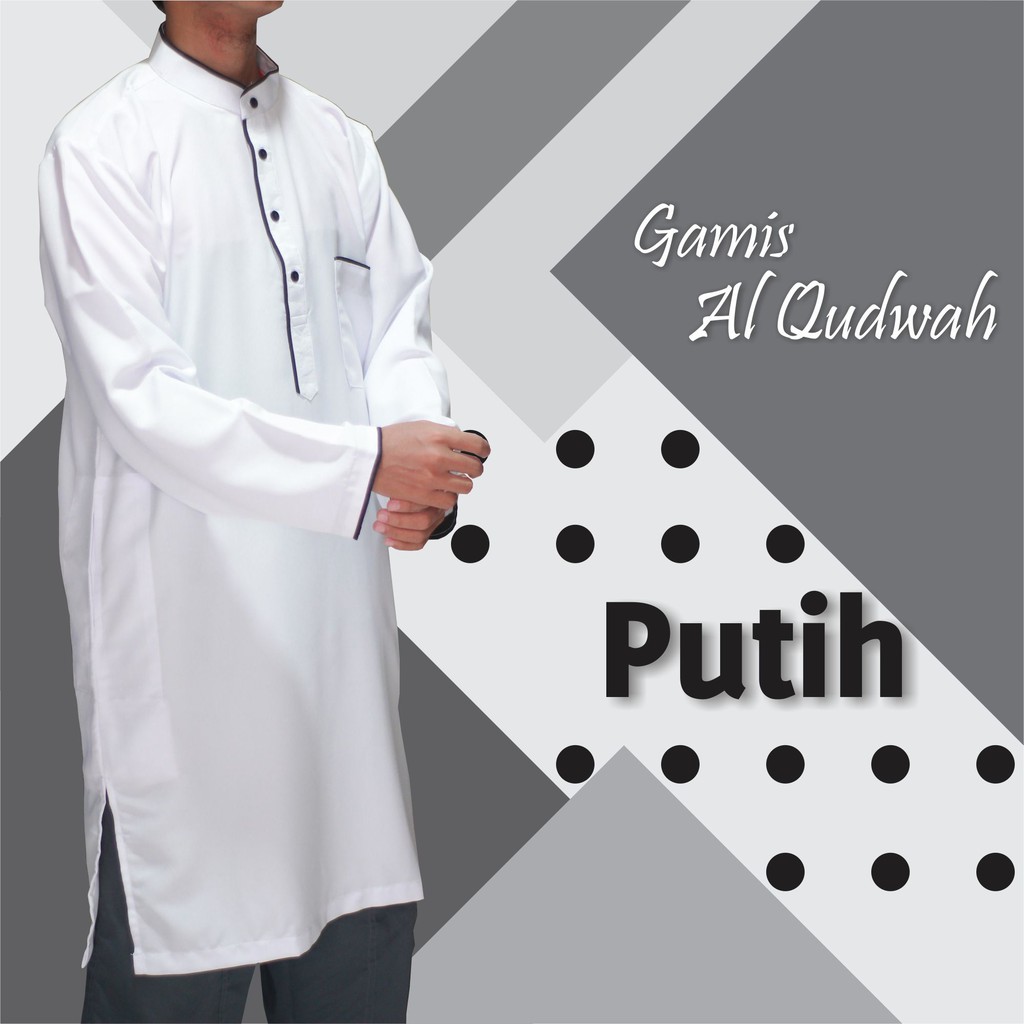 Gamis Pria Lengan Panjang Al Qudwah Niagara