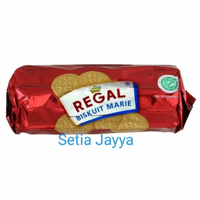 

Biskuit Marie Regal 125 gr isi 12 sedus