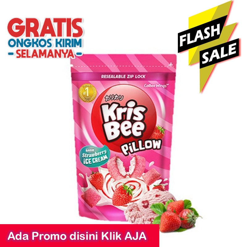 

KRISBEE PILLOW STRAWBERRY ICE CREAM 120 GR