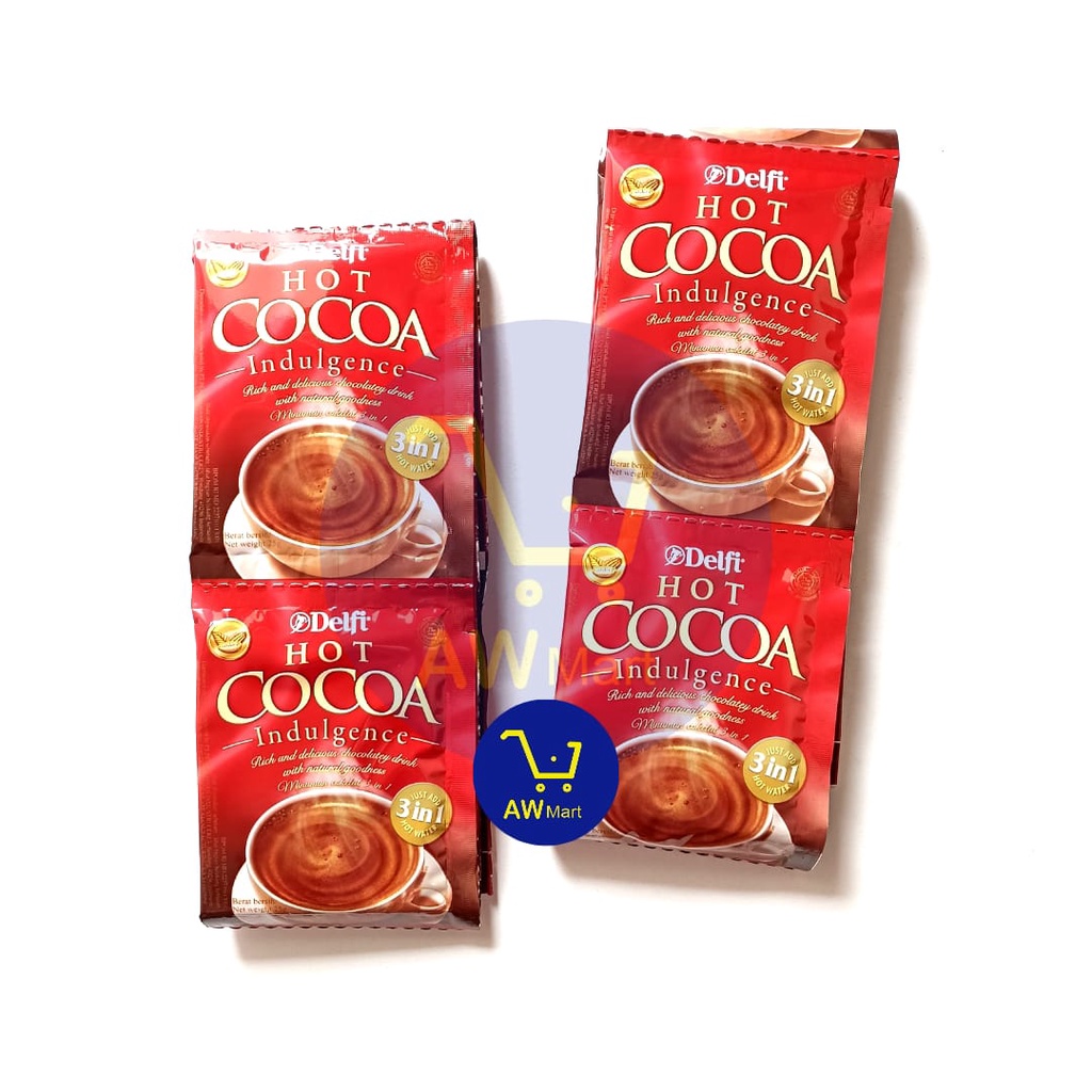 DELFI HOT COCOA RENCNG ISI 10PCS X 25GR