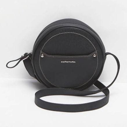 TAS WANITA BULAT SLING BAG SOPHIE MARTIN PARIS CLARYSA BLACK SHOPIE MARTIN SELEMPANG