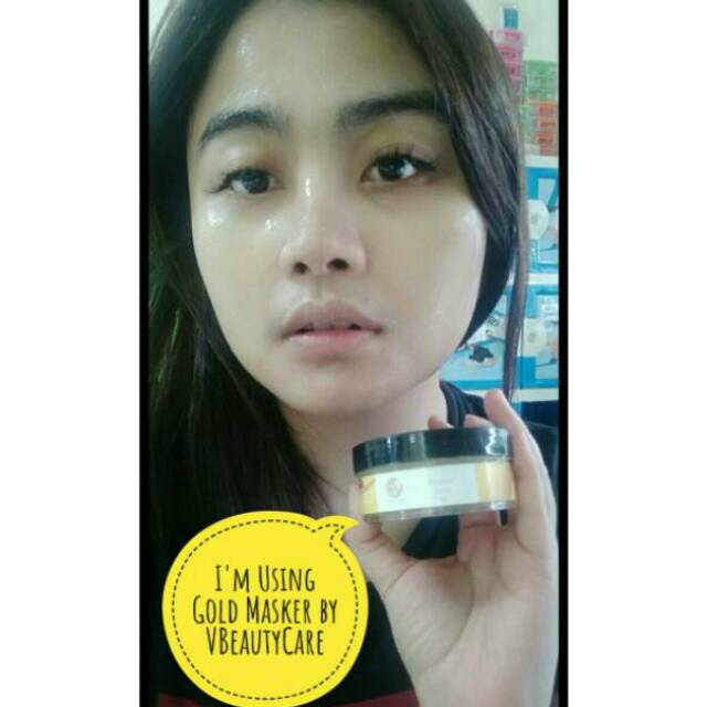 Masker Gold VBC/Masker Emas V Beauty Care - Victory beauty care