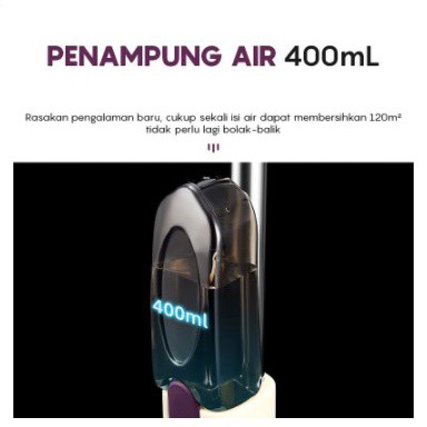 Rumah_kita2020 Pel Praktis Putar Pel lantai multifungsi Pel Bentuk Persegi Panjang Untuk Perlengkapan Rumah pel lantai praktis ultra mop Dry&amp;Wash 2 sekat Bucket + kain pel COD MURAH Alat Pel Smart Flat Mop Peras Otomatis Tangan NO Kotor