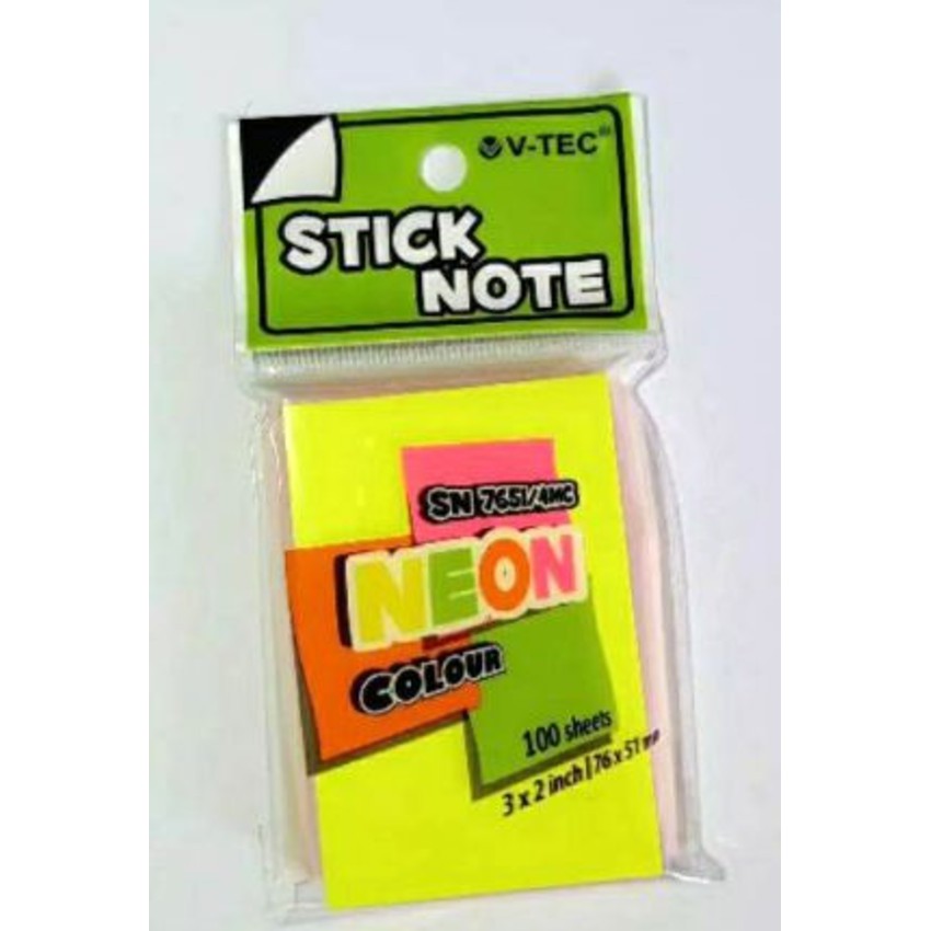 

V-TEC STICKY NOTES SN-7651/4MC