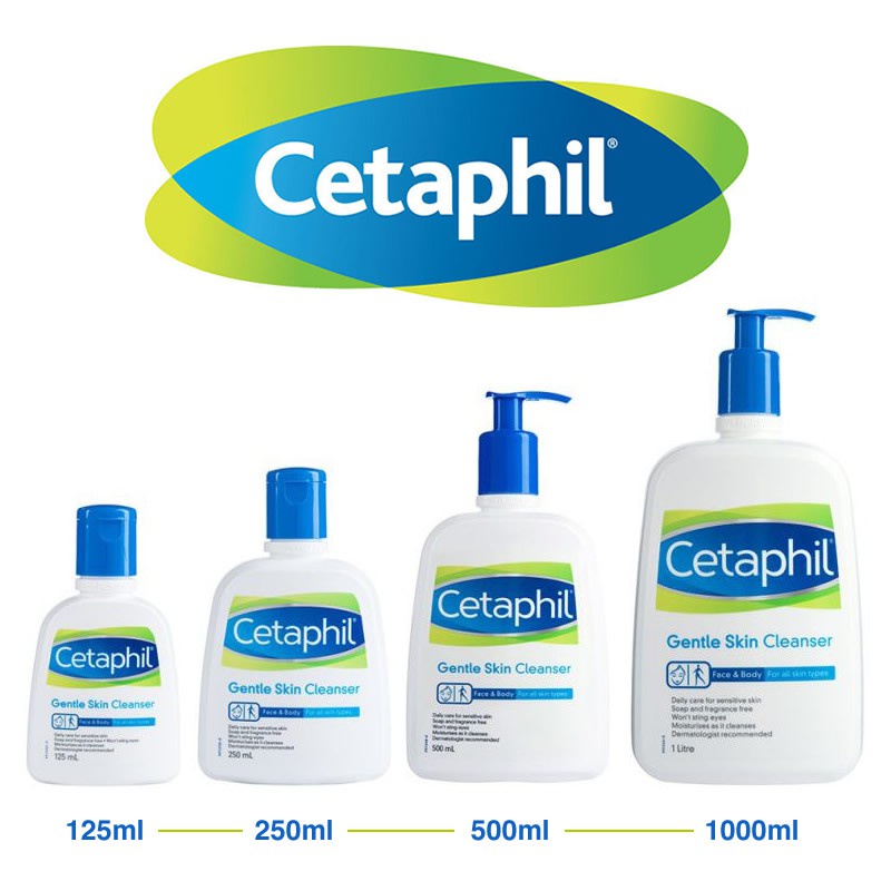 SALE NEAR Expaired (Original BPOM) Cetaphil Gentle Skin Cleanser Facial Wash 500 ml / 250 ml Kulit Sensitif - Ukuran Besar / Jumbo- Sabun Pencuci Pembersih Wajah Cetapil Cethapil -  Sabun Cuci Muka Foam Cleanser Pemcuci