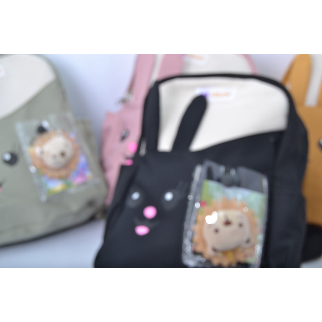 Tas Ransel Korea Cute Rabbit Import /Tas Ransel Backpack Korean Style 38001