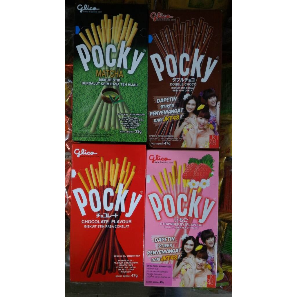 

Pocky Glico Matcha Double Choco Strawberry Chocolate