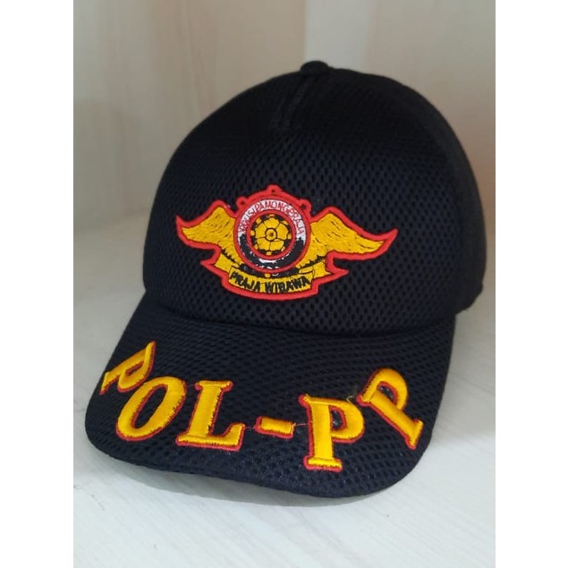 Topi Lapangan Satpol PP Hitam