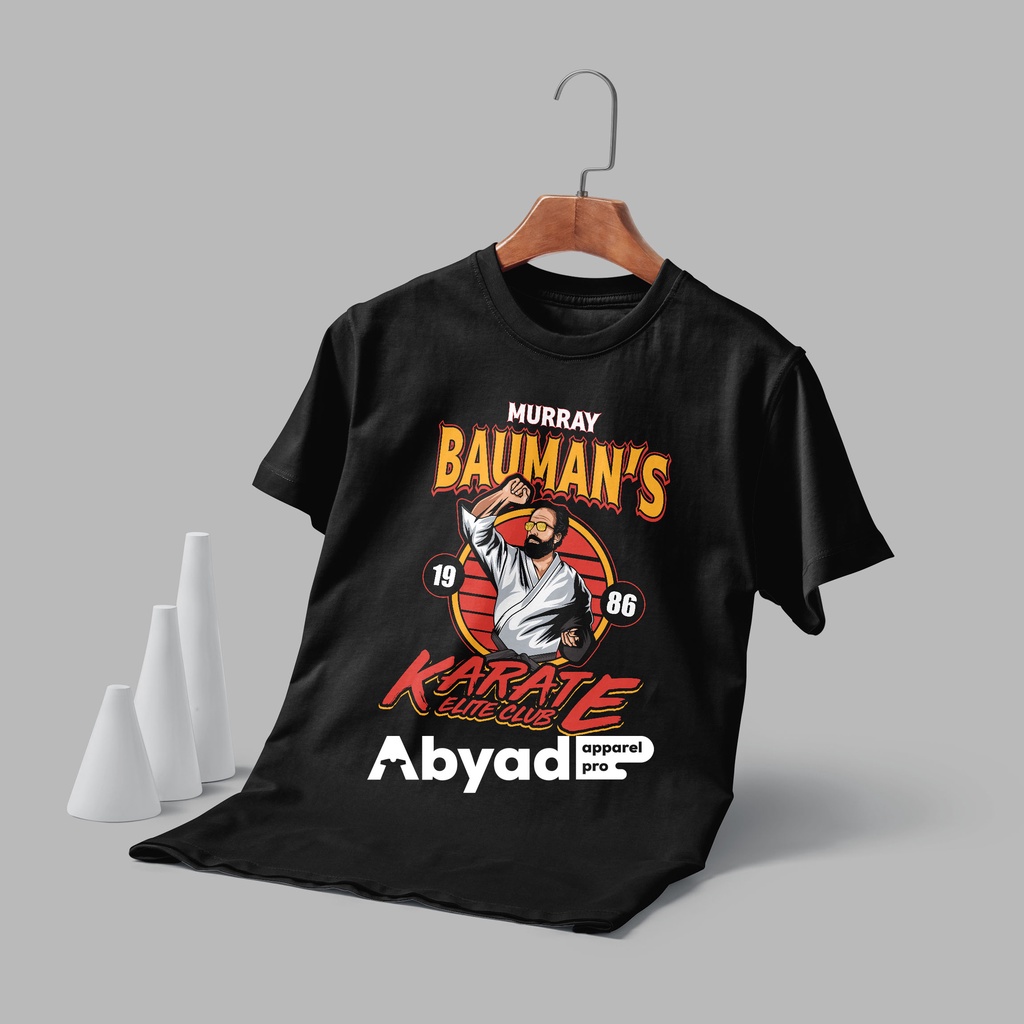 Kaos Murray Bauman Karete Elite Club - Stranger Things 4 Bahan Combed Premium