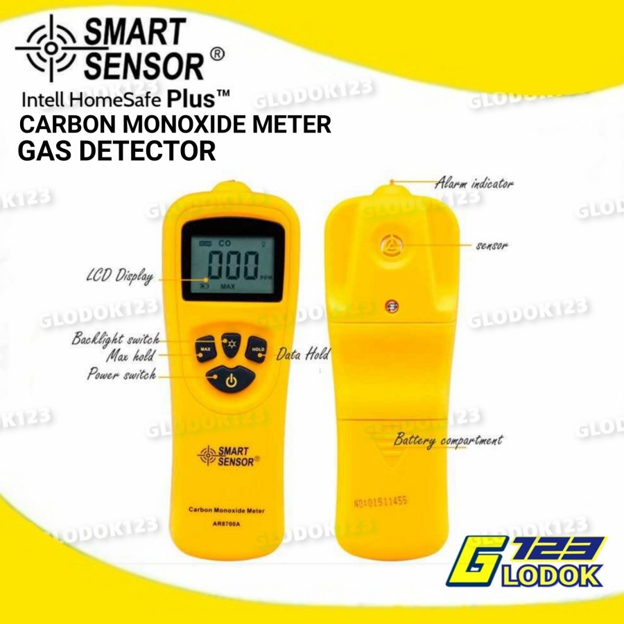 GAS Sensor Alat Ukur Deteksi Carbon Monoxide Meter