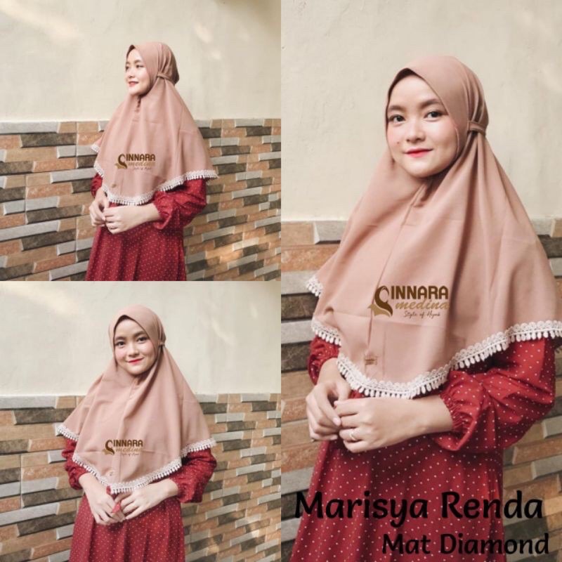 Bergo Maryam Marisya Renda Diamond (Innara Medina)