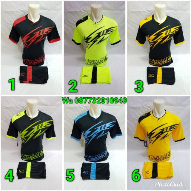 Baju olahraga Jersey futsal Jersey Voly Jersey Bola pria baju volly pria Baju futsal trible mz