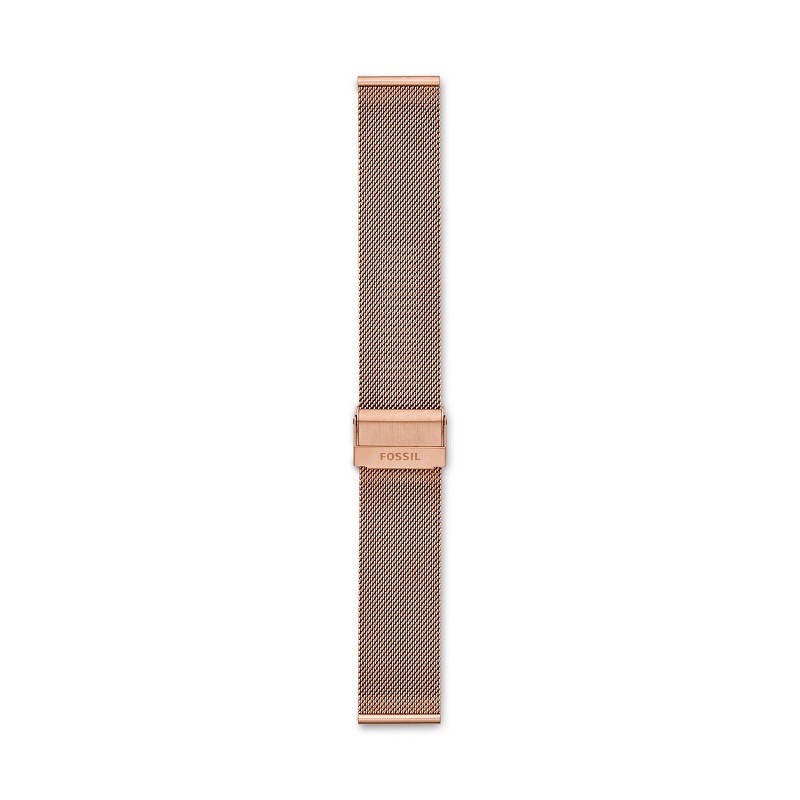 fossil 22mm Rose Gold-Tone Stainless Steel Mesh Bracelet for gen 5 smartwatch