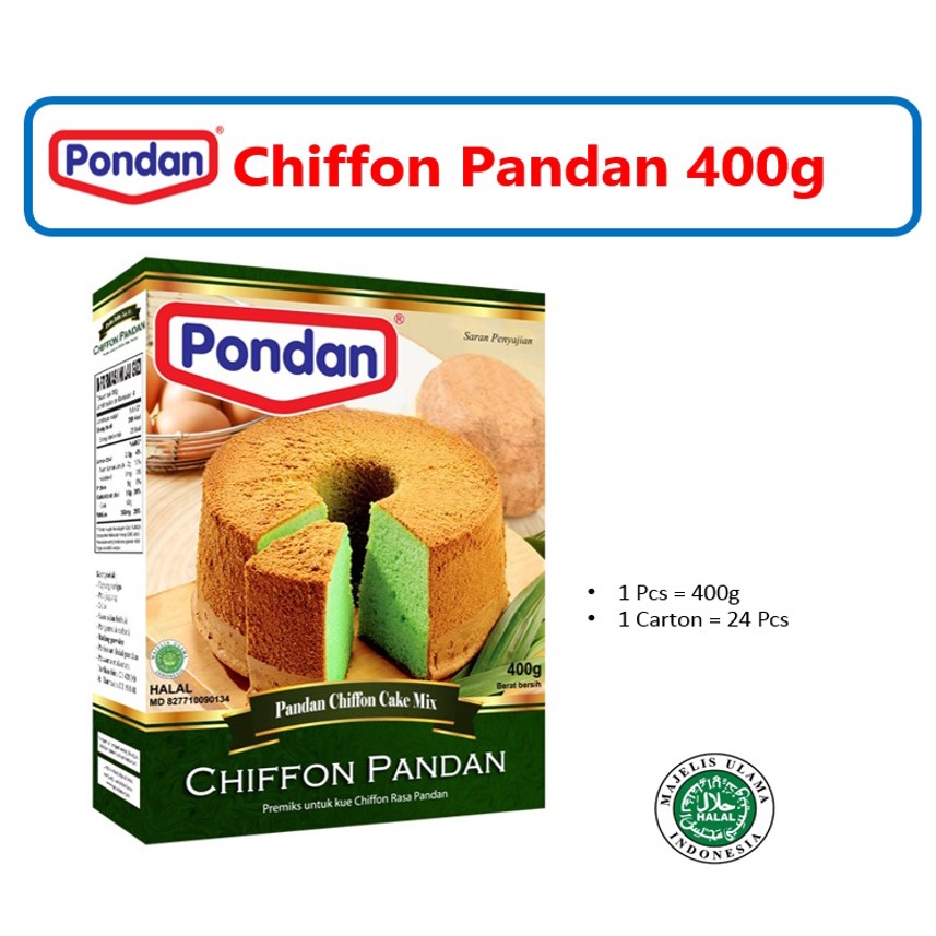 

Pondan Chiffon Pandan 400g