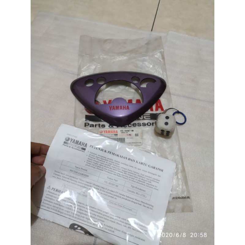 cover variasi speedometer spidometer spido mio sporty smile original aksesoris yamaha
