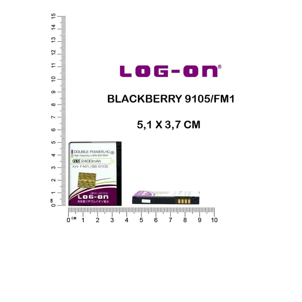 BATERAI LOG ON BLACKBERRY 9105/FM1