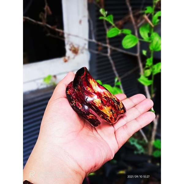 gelang akar bahar merah tembus cahaya gelang bahar merah