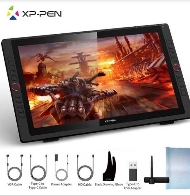 XP Pen artist 22R Pro 22 R PRO display pen tablet garansi 2 tahun