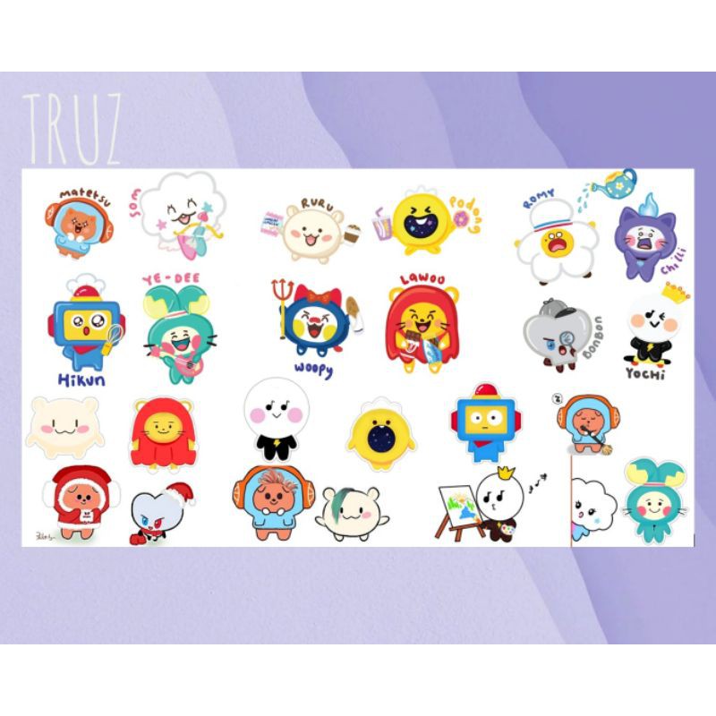 

TRUZ Treasure Line Sticker Tumblr