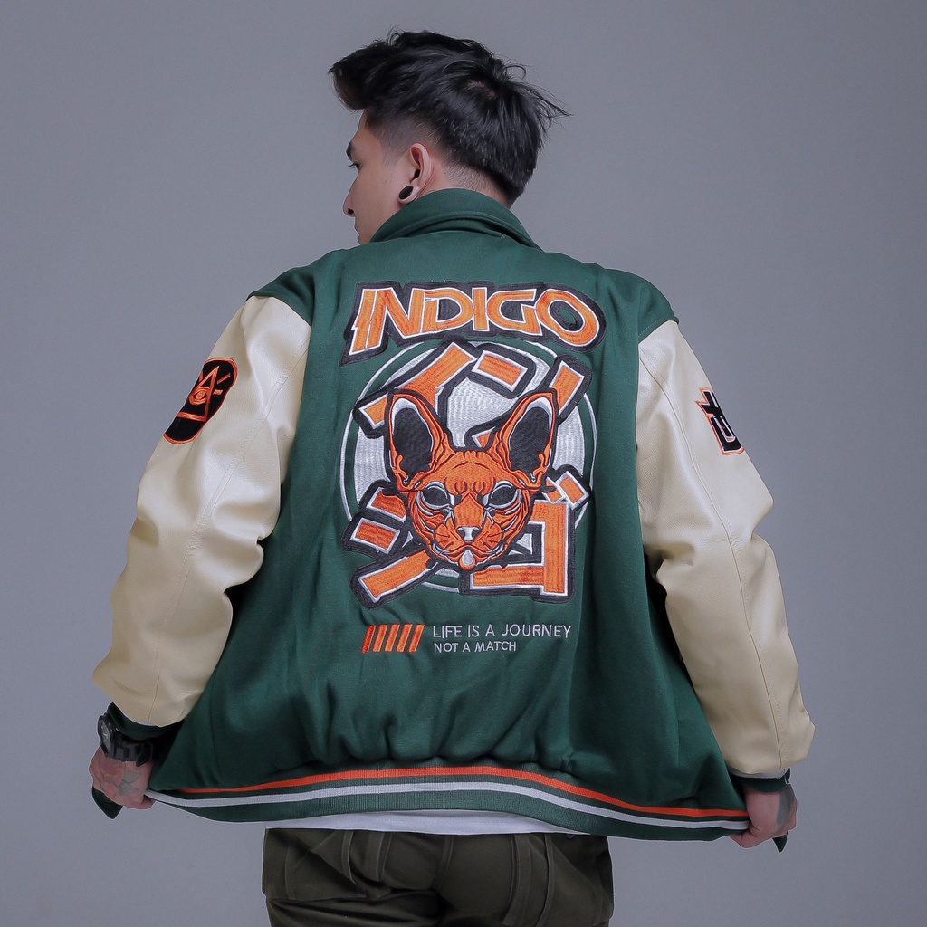JAKET VARSITY ORIGINAL BY INDIGO LIFE IS A JOURNEY