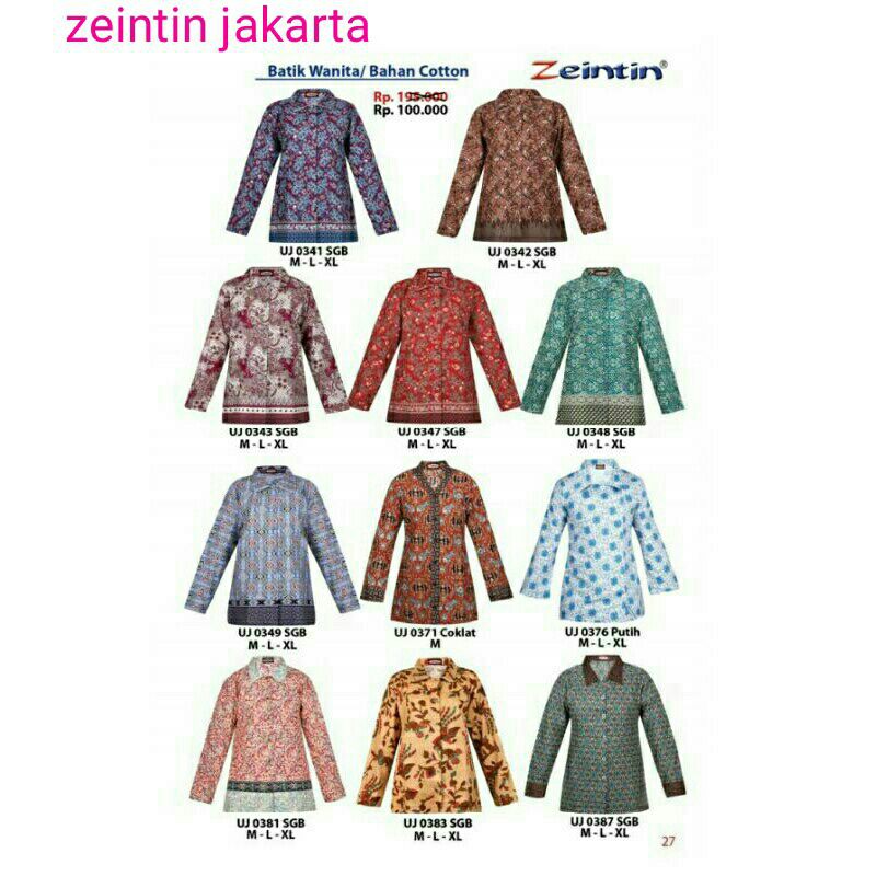 zeintin batik wanita