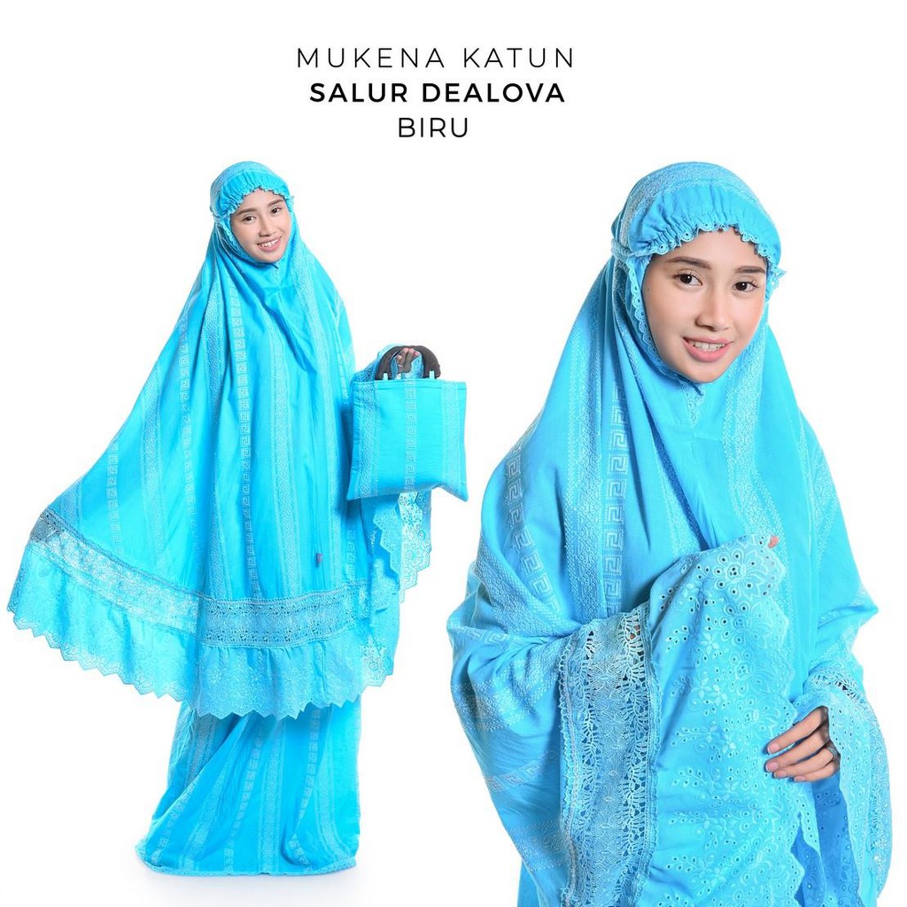 Mukena Dewasa Katun Salur Dealova