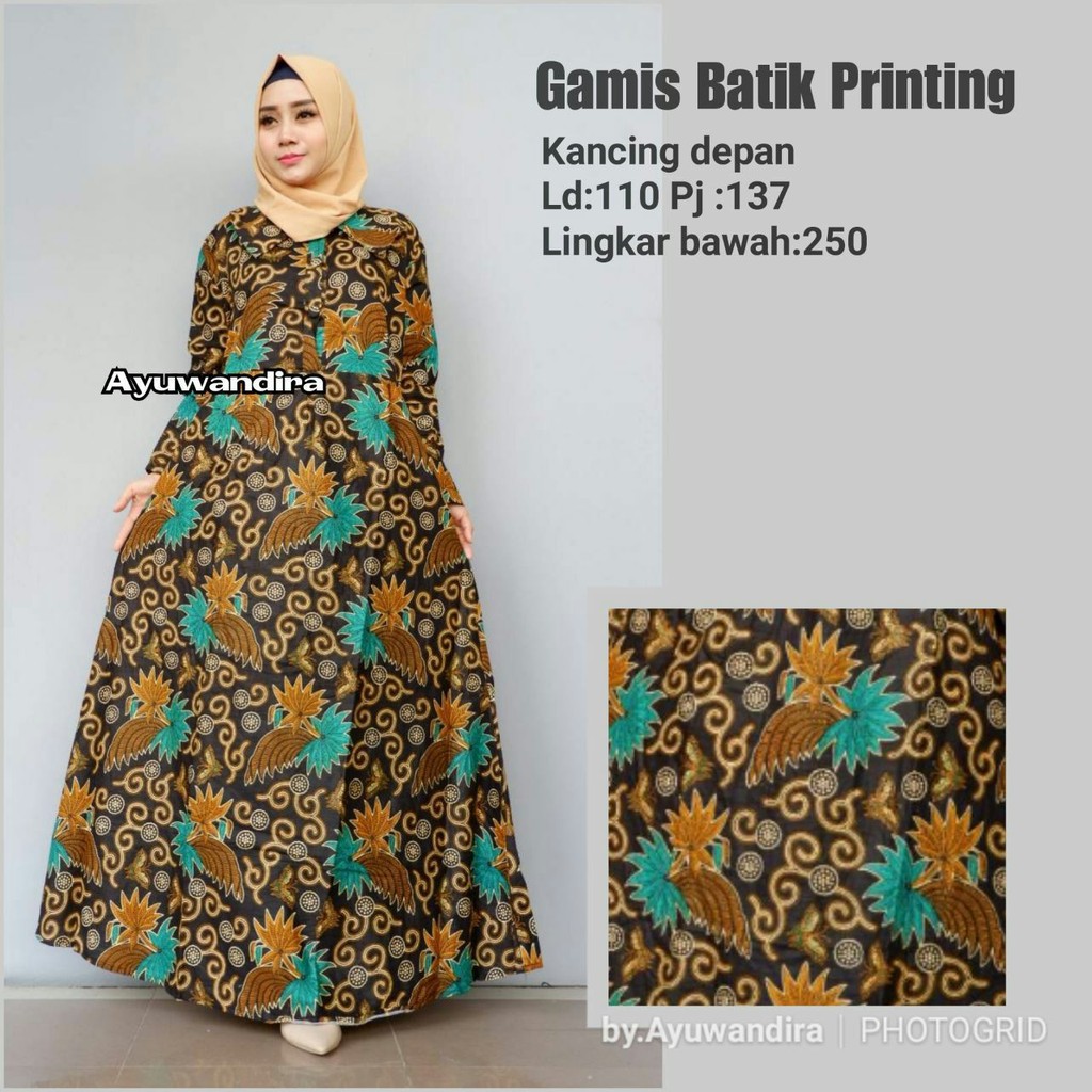 GROSIR BATIK GAMIS PRINTING