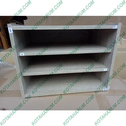 

Meutiaraa Filing Cabinet 3 Susun Rak Arsip File Map Kertas Mini Kayu Coklat