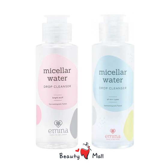 Emina Micellar Water Drop Cleanser Bright Stuff All Skin Types 100ml Pembersih Makeup